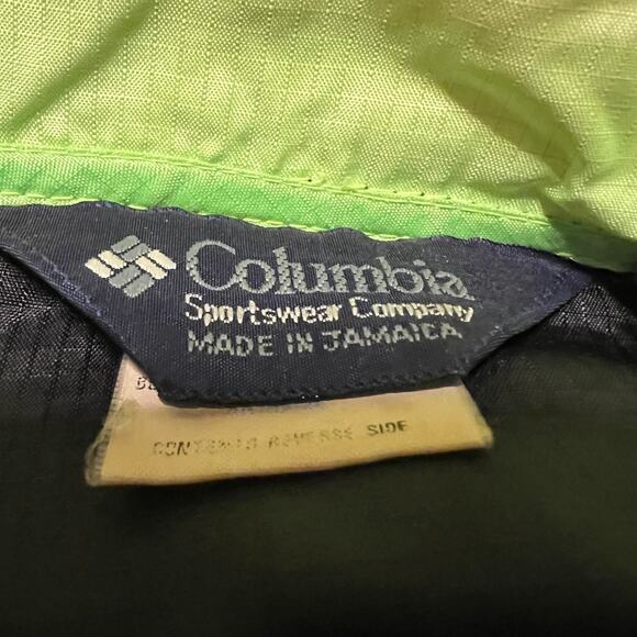 Columbia Vintage Jacket Mens Large Windbreaker Neon Pink Intertrainer 80s - Picture 5 of 9